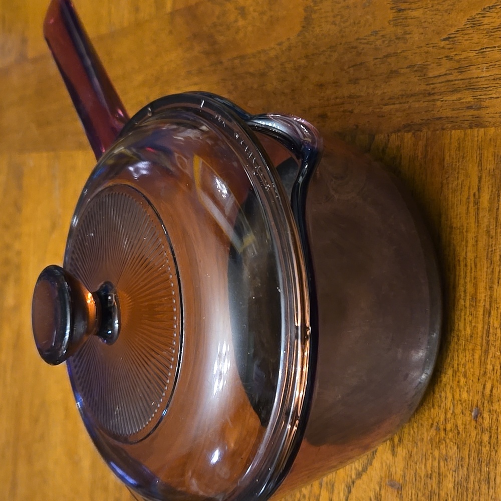 Glass Saucepan with Handle And Lid